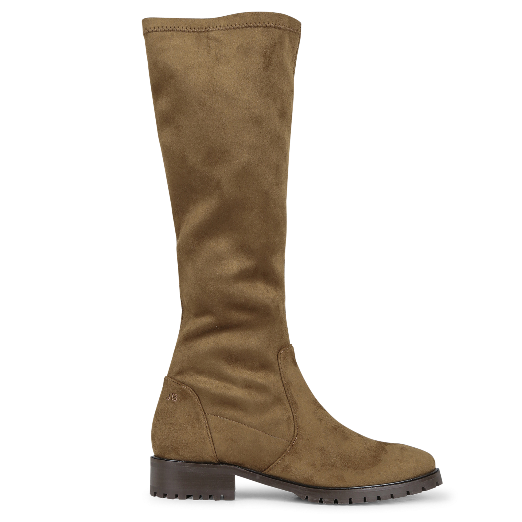 BAMBA - Bottes en cuir velours | Marron