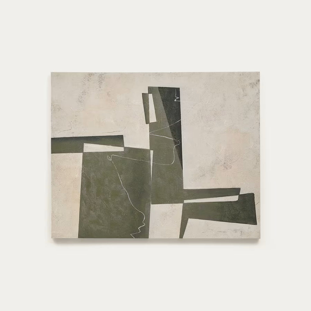 Kave Home Fida Schilderij 118 x 94 cm