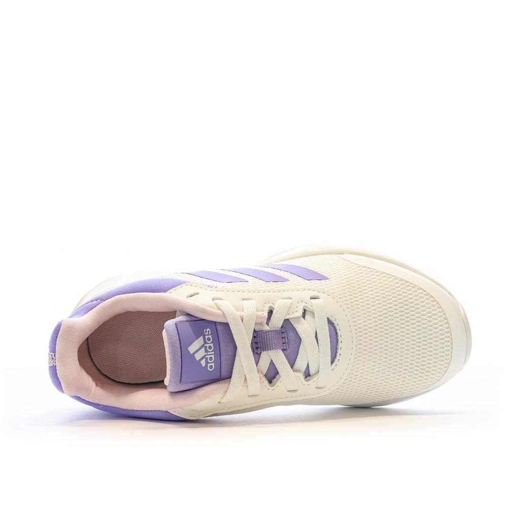 Adidas Baskets Blanc/Violet Fille Adidas Tensaur Run 2.0 K