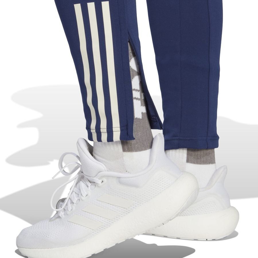Italie Bas de Survêtement Tiro 23 - Bleu Marine/Blanc Femme