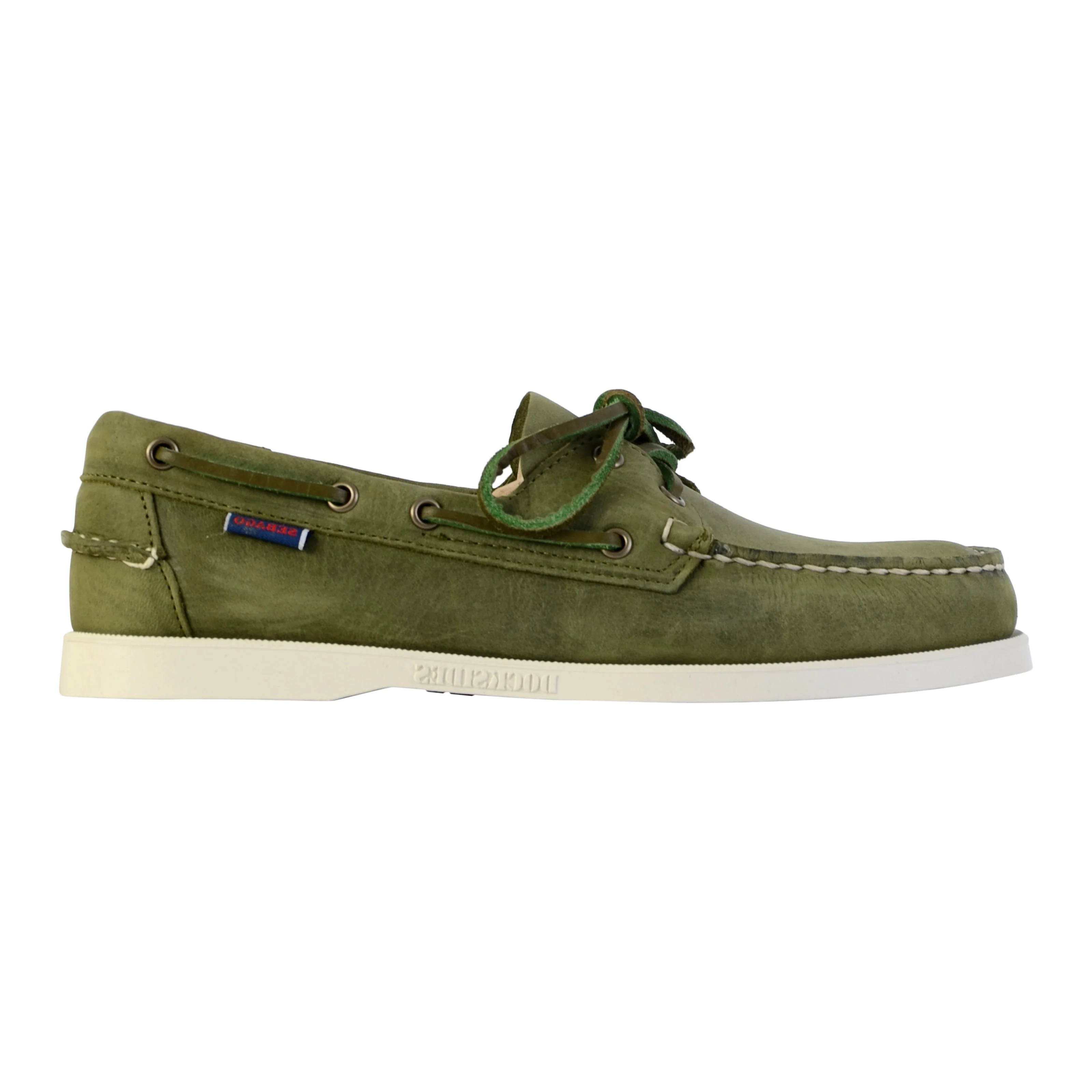 Mocassin basse cuir sebago portland crazy | Vert