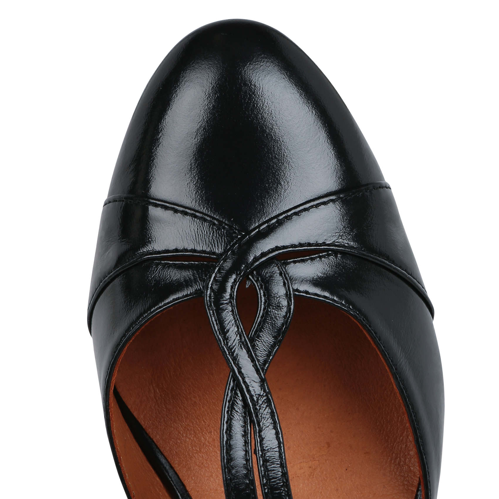 VERMEIL - Sandales à talons en cuir| Noir