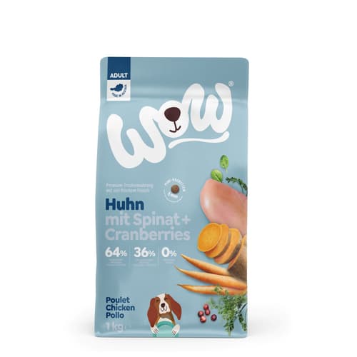 WOW DOG TROCKEN Minis ADULT Huhn 1kg