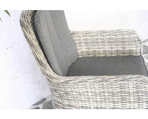 SenS-Line tuinmeubelen 62 x 69 x 93 cm polyrotan grijs