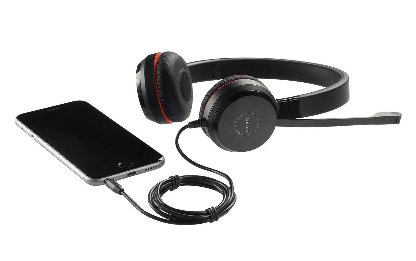Headset Evolve 30 II UC DuoBinaurales, kabelgebundenes Headset