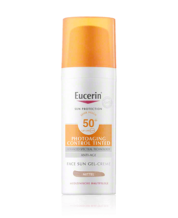 Eucerin Sun Protection Photoaging Control Tinted Face Sun Gel-Creme LSF 50+ Mittel 50ml