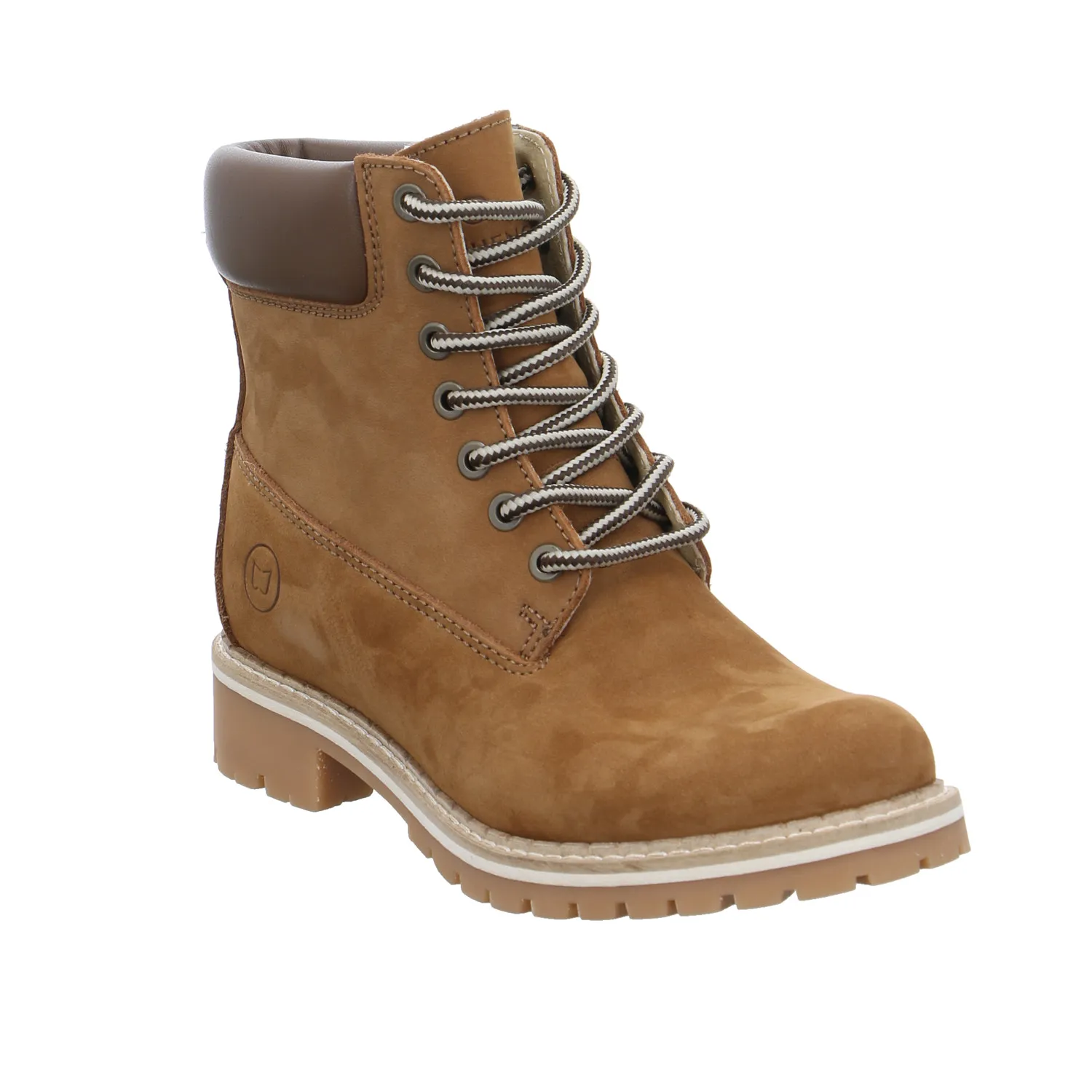 SCHUHENGEL Boot Cognac Leder  mit Wollfutter
