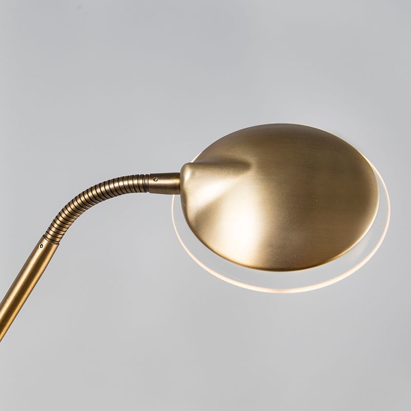 Moderne vloerlamp brons incl. LED - Eva