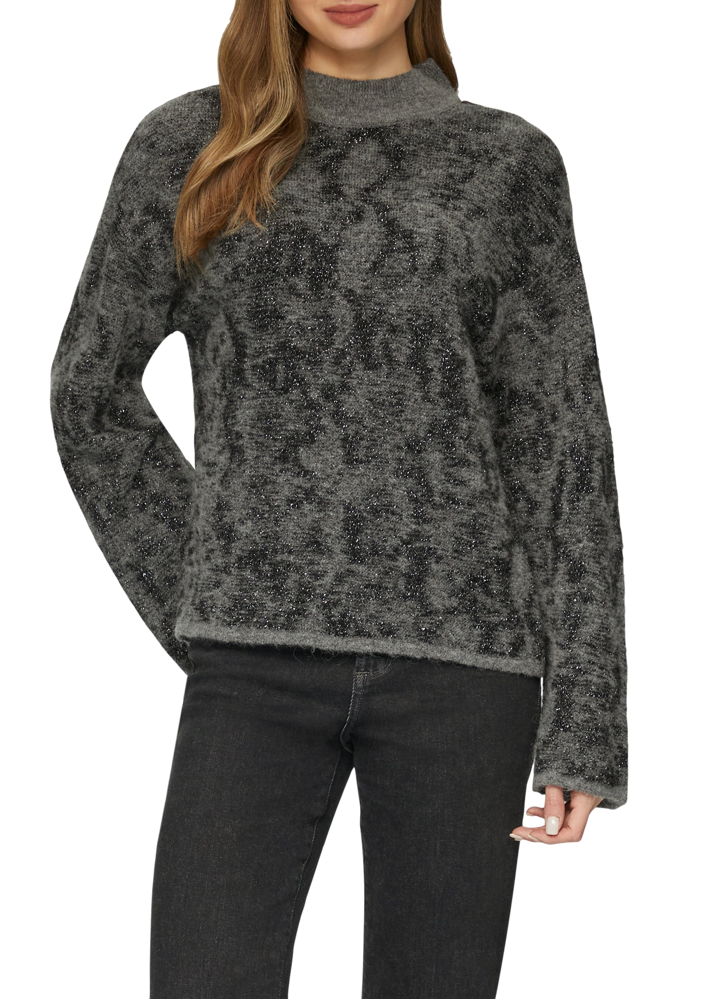 s.Oliver Stehkragenpullover mit Muster