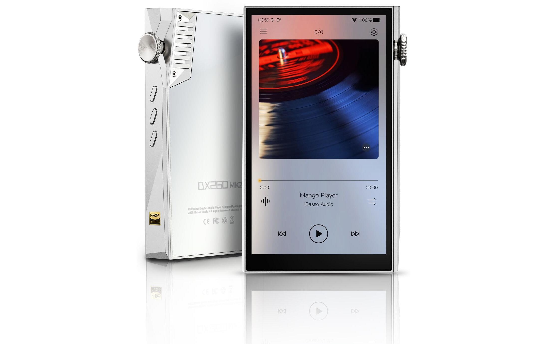 HiRes-Player DX260 MK2 Silber; Weiss<br>Portabler Hi-Res Musik-Player