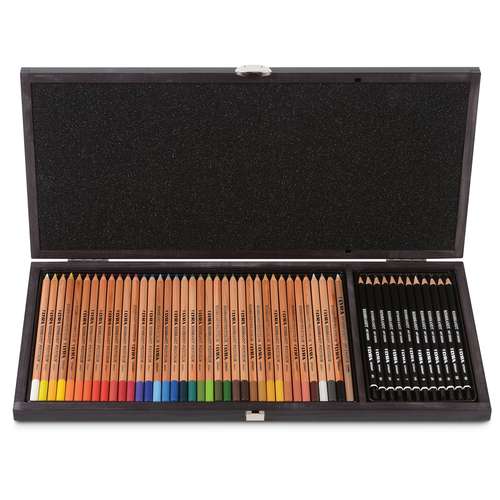 LYRA REMBRANDT® „Polycolor und Art Design“ Holzkoffer, 49er-Set