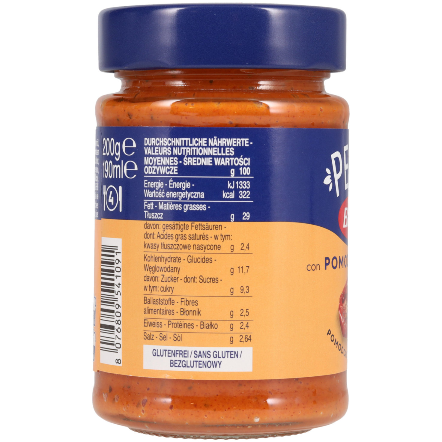 Barilla Pesto mit getrockneten Tomaten