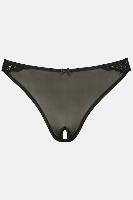String, Spitze und Mesh, Ouvert