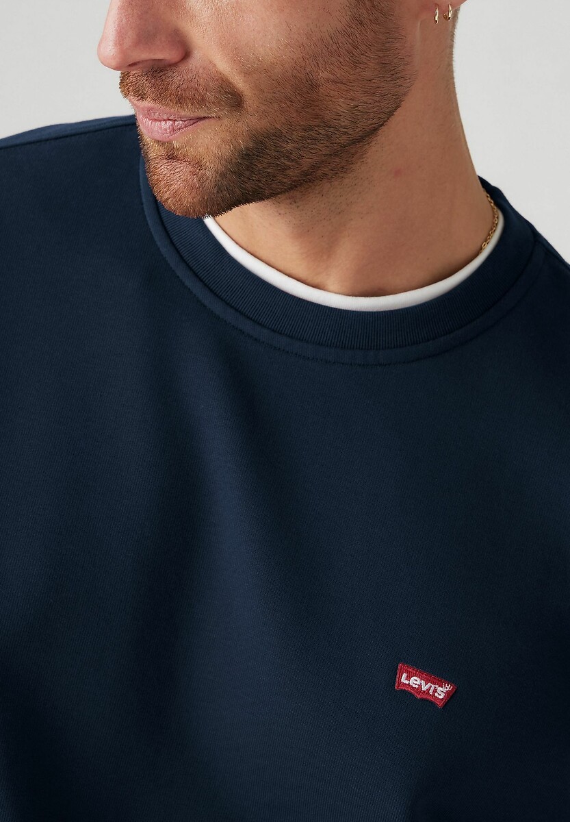 Suéter LEVI'S com gola redonda e logo no peito