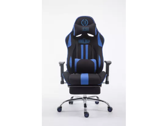 Chaise de bureau - Tissu - Noir / Bleu - Limit