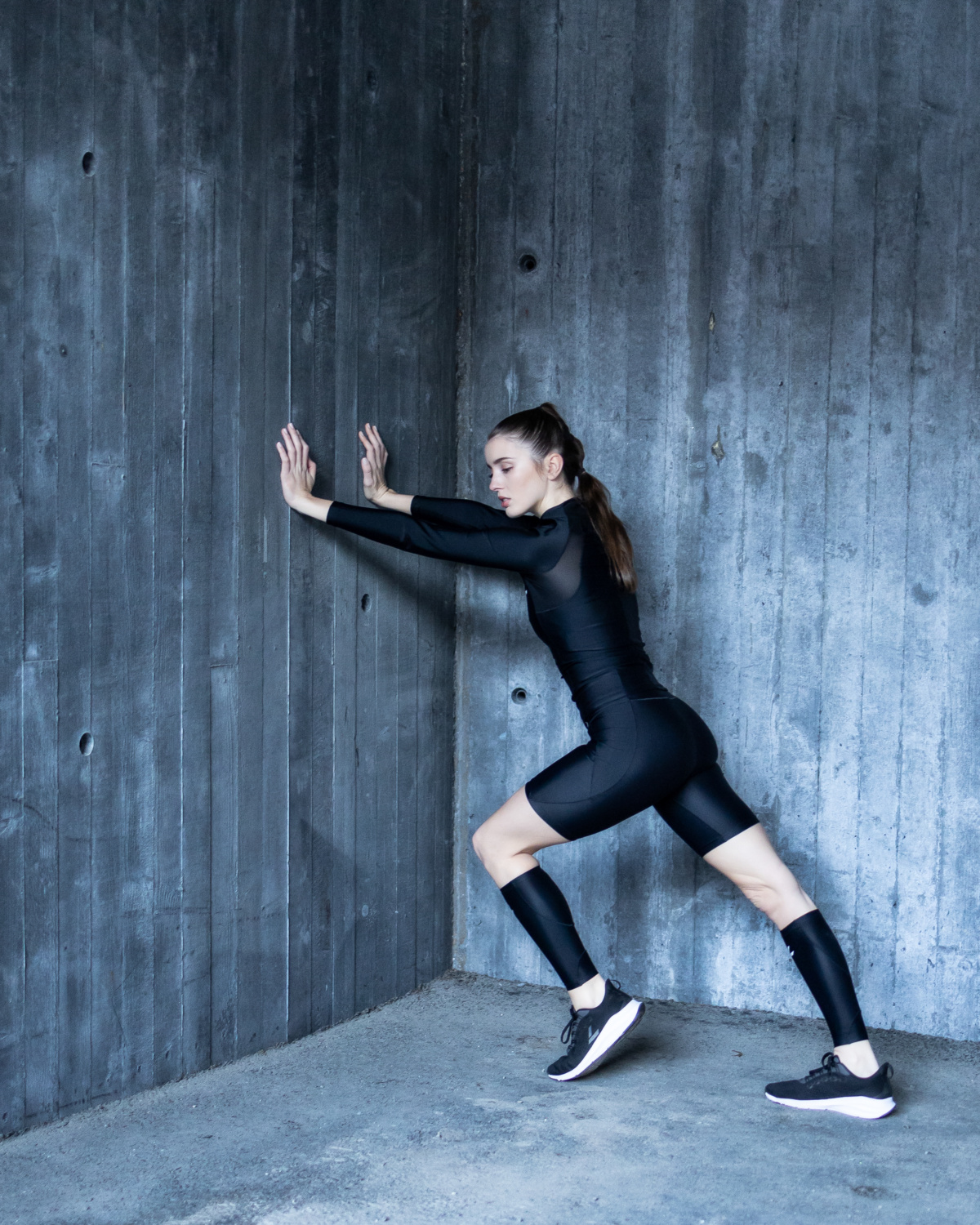 LEVITY Tech Comp Short Tights Black