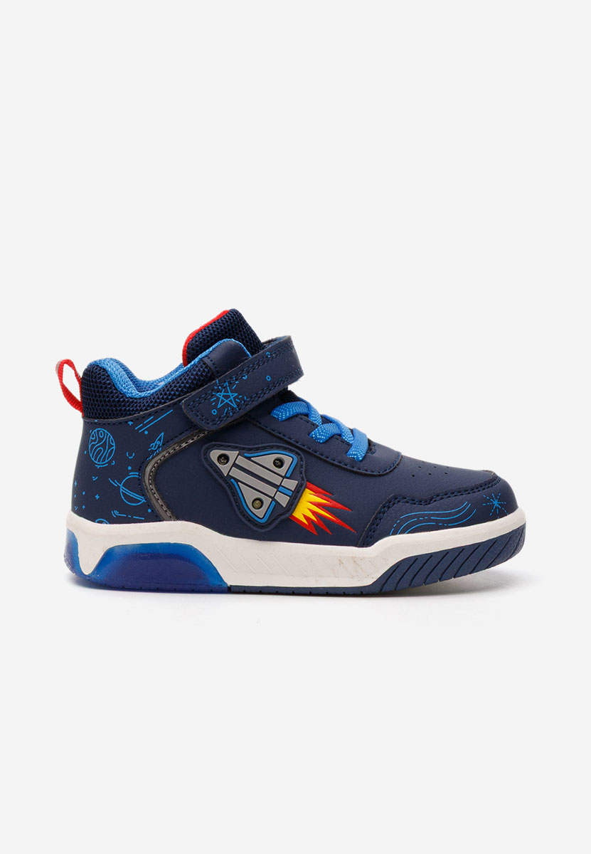 Baskets pour garçons bleus Rocket
