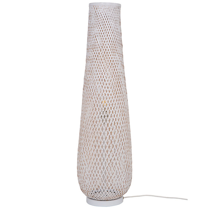 Lampadaire Kasungu GoodHome E27 blanc