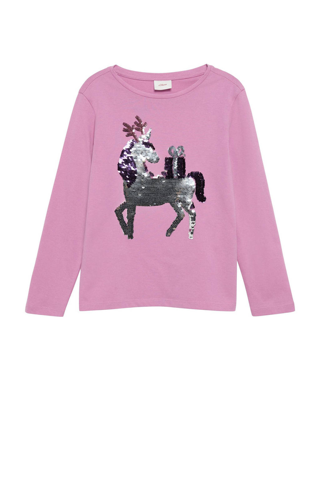 s.Oliver longsleeve roze