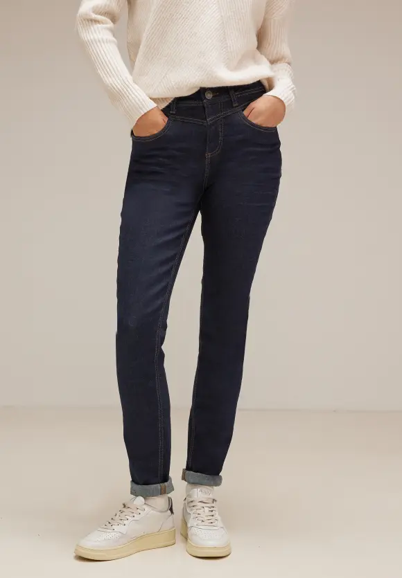 Casual Fit Jeans - deep rinsed wash