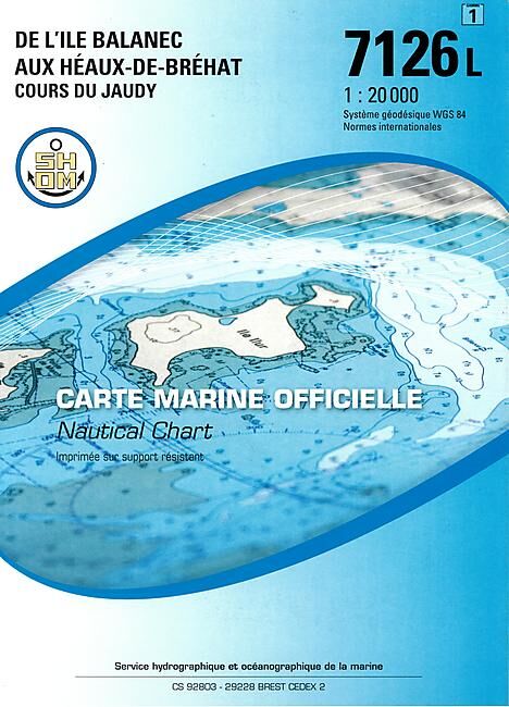 EPSHOM - 7126L L ILE BALANEC AUX HEAUX DE BREHAT