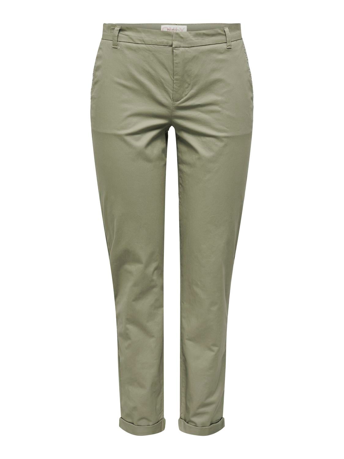 ONLBIANA Normal geschnitten Chino Hose Mermaid