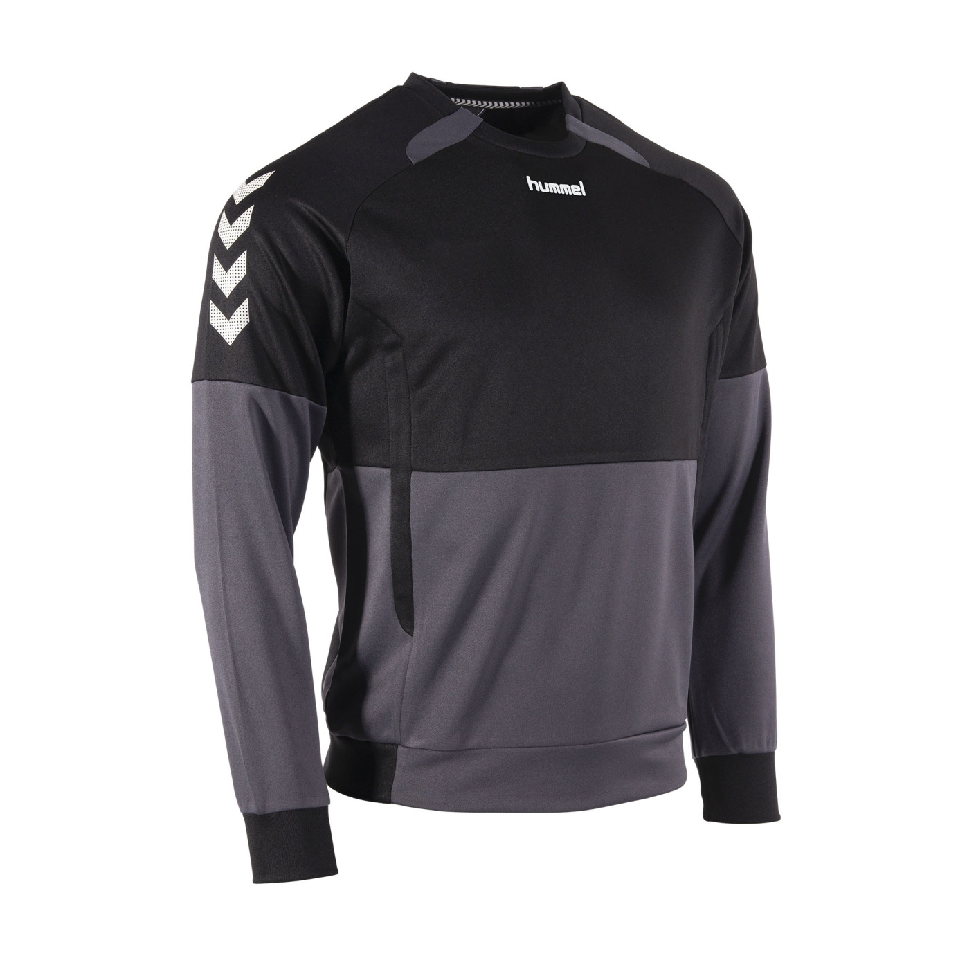 Hummel Authentic Trainingstrui Kids Grijs Zwart