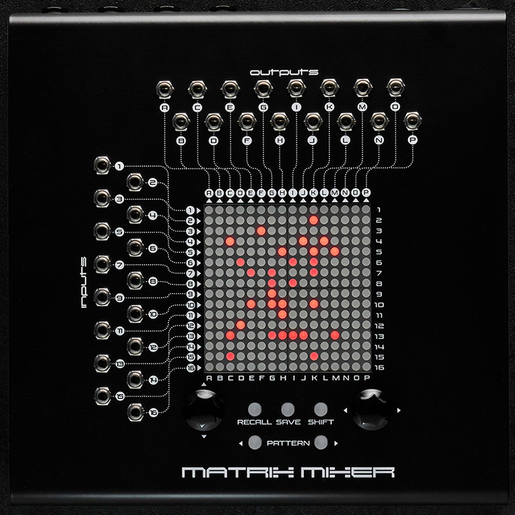 Erica Synths Desktop Matrix Mixer signaal-router voor Eurorack