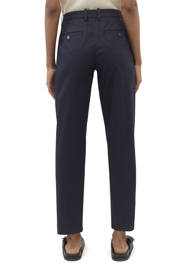 Marc O’Polo Pants, regular rise, slim but comfy Thunder blue