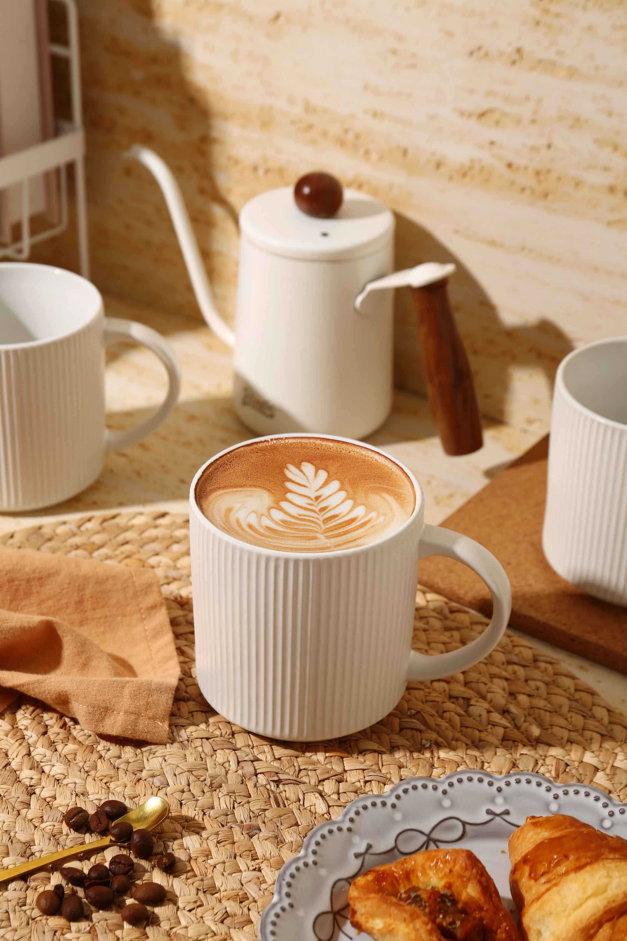 GOODproduct Becher »Kaffeebecher Ylvii, 6er Set« spülmaschinenfest und mikrowellengeeignet, 460 ml