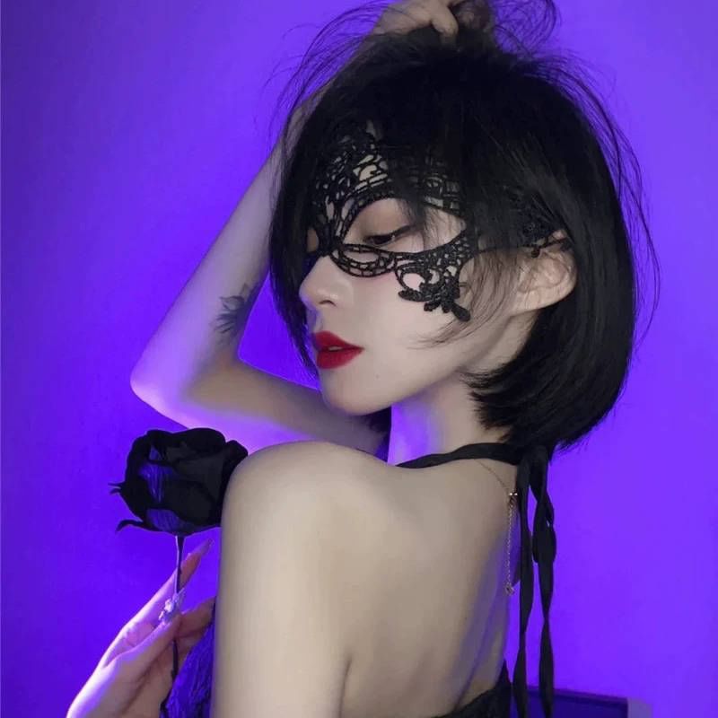 Sohma - Kanten Halloween-feestgezichtsmasker (verschillende ontwerpen)