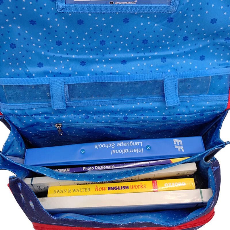 Cartable scolaire Kid robot dino 38 cm Bleu