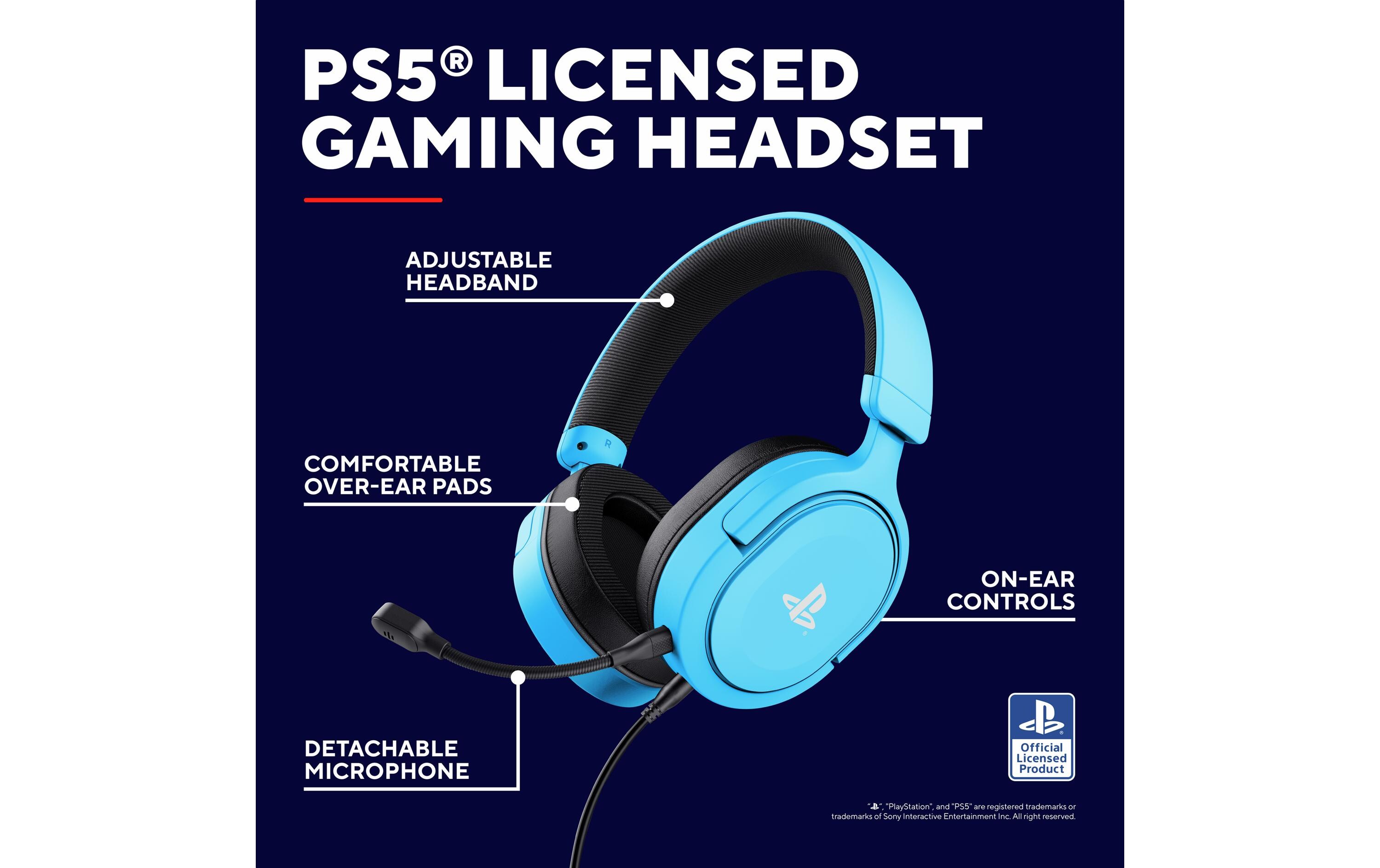 Headset GXT498B Forta Blau/SchwarzGaming-Headset für die Playstation 5