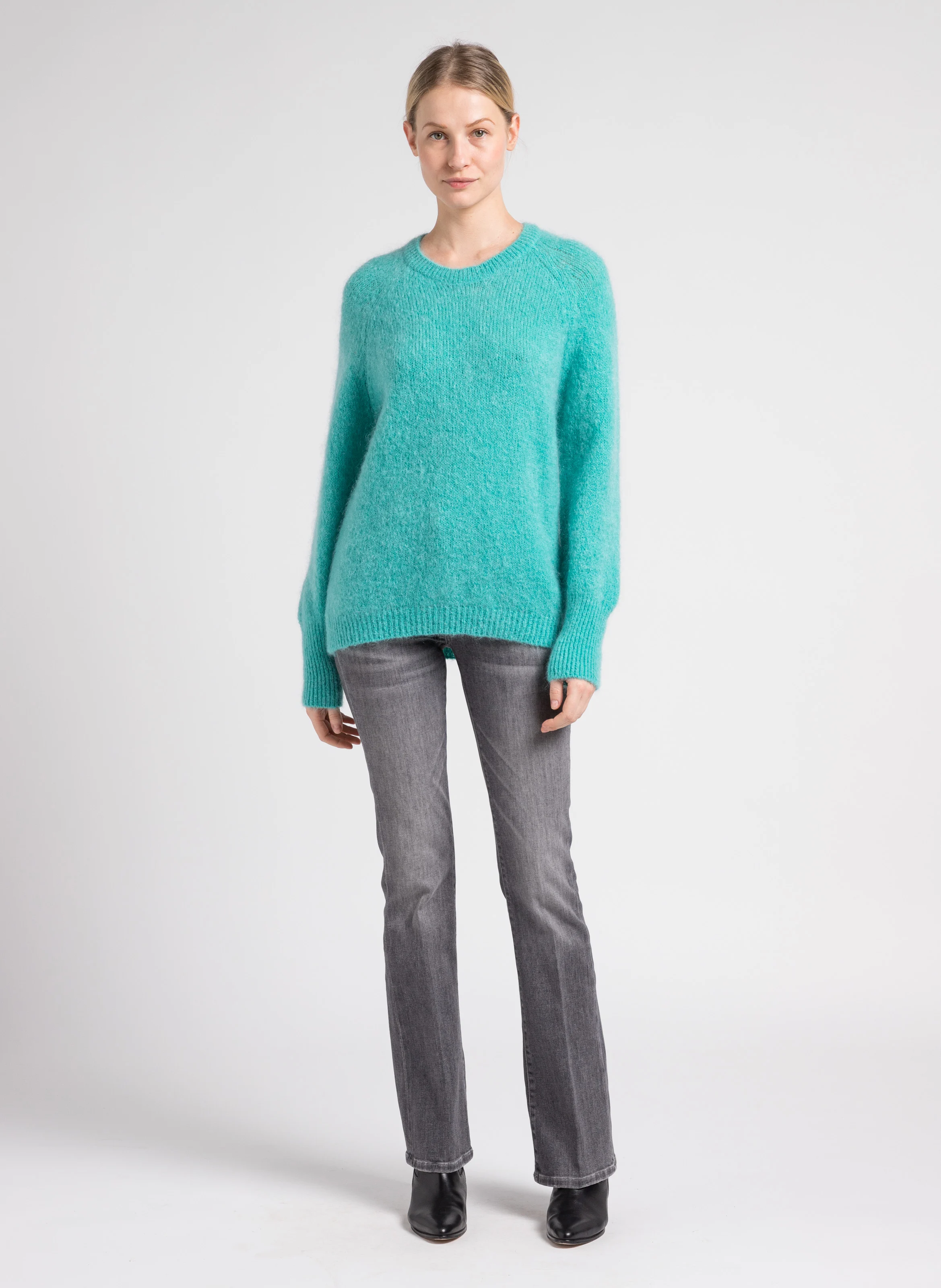 SOHO - Jean bootcut taille normal délavé | Gris