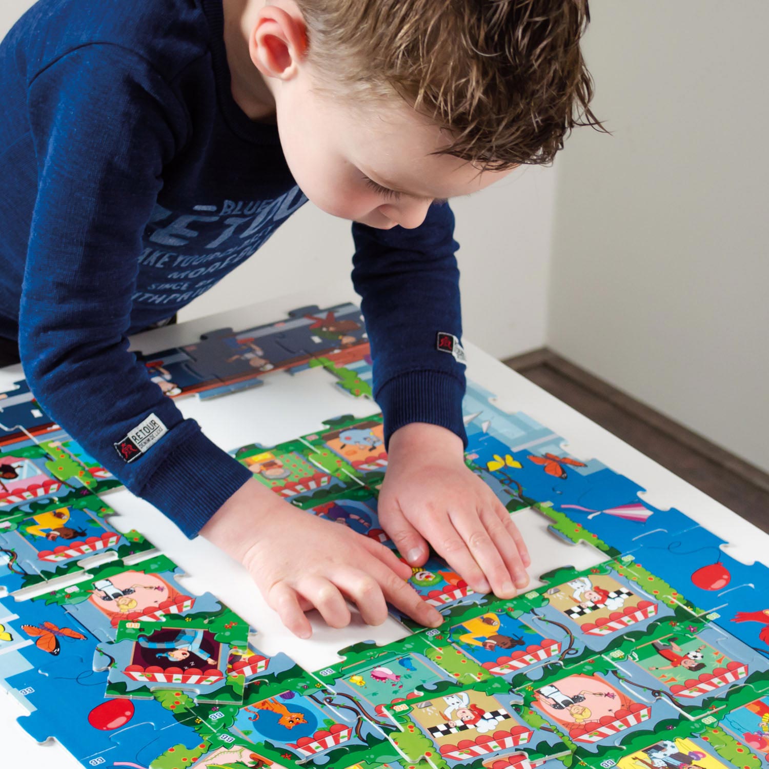 BiOBUDDi 2in1 Puzzel en Memo City Life