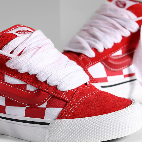 Baskets Knu Skool 9QCRED1 Mega Check Red