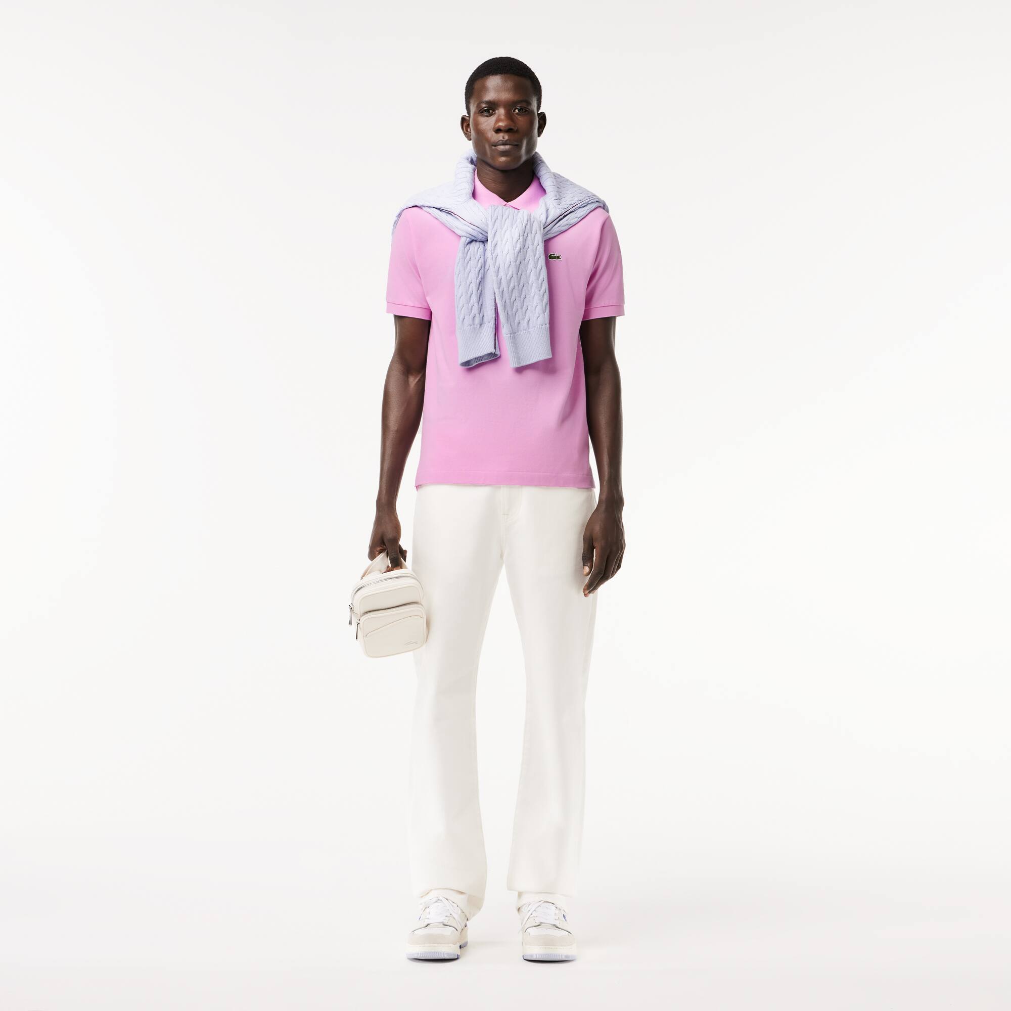 Polo Original L.12.12 coton petit piqué Manches Courtes - Rose - Lacoste - Homme