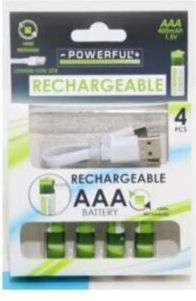 Oplaadbare AAA batterijen | PerfectLED | 4 stuks