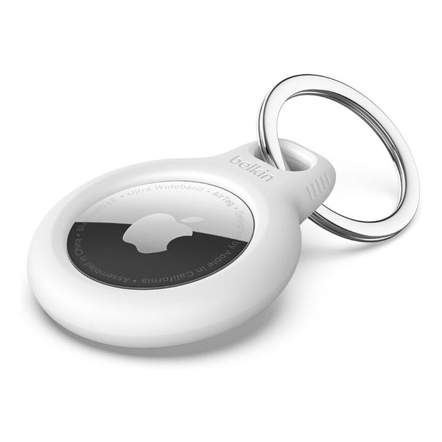 Belkin Protection Airtag avec anneau - Blanc
