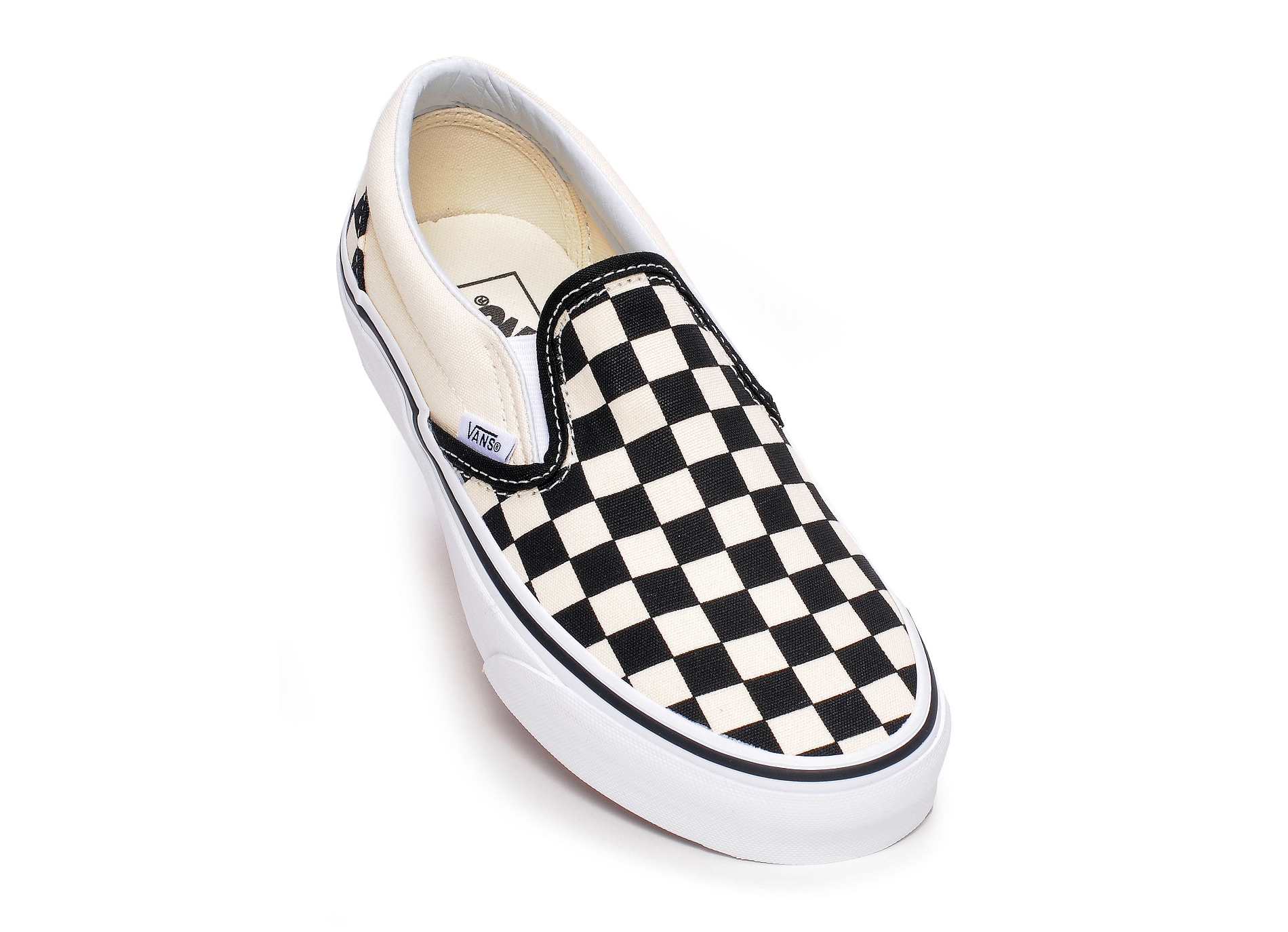 Classic slipon noir blanc