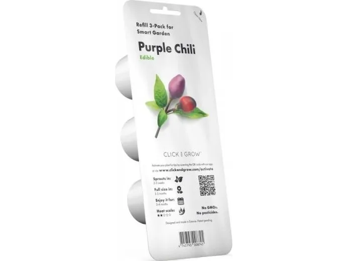 Click and Grow refill purpurowe chili 3-pak