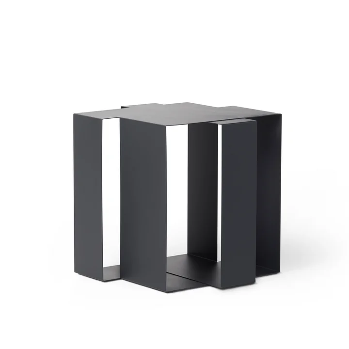 Frederik Roijé - Shifted Square Beistelltisch, dunkelgrau
