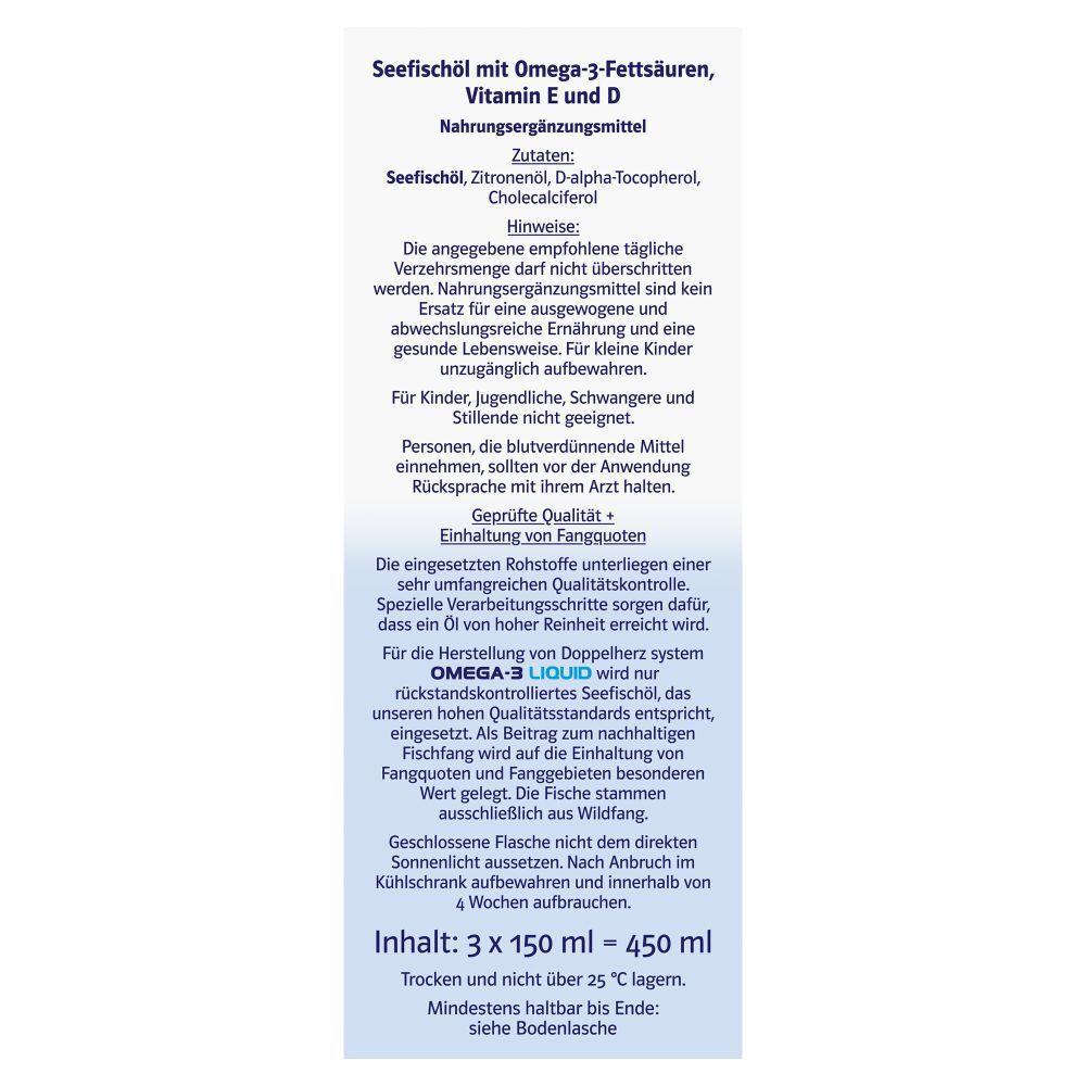 Doppelherz® system Omega-3 LIQUID
