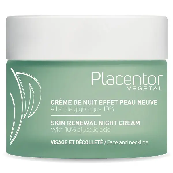 Placentor Creme Noturno à Base de Plantas para um Efeito Renovador da Pele 50ml