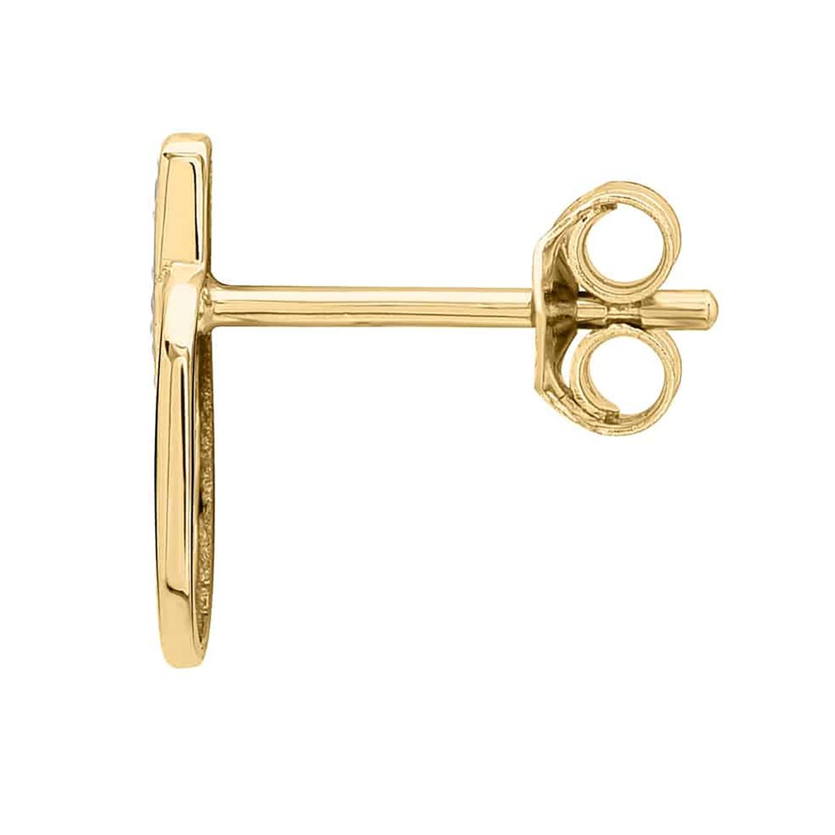 Boucles d'oreilles Brillaxis ovales or oxydes