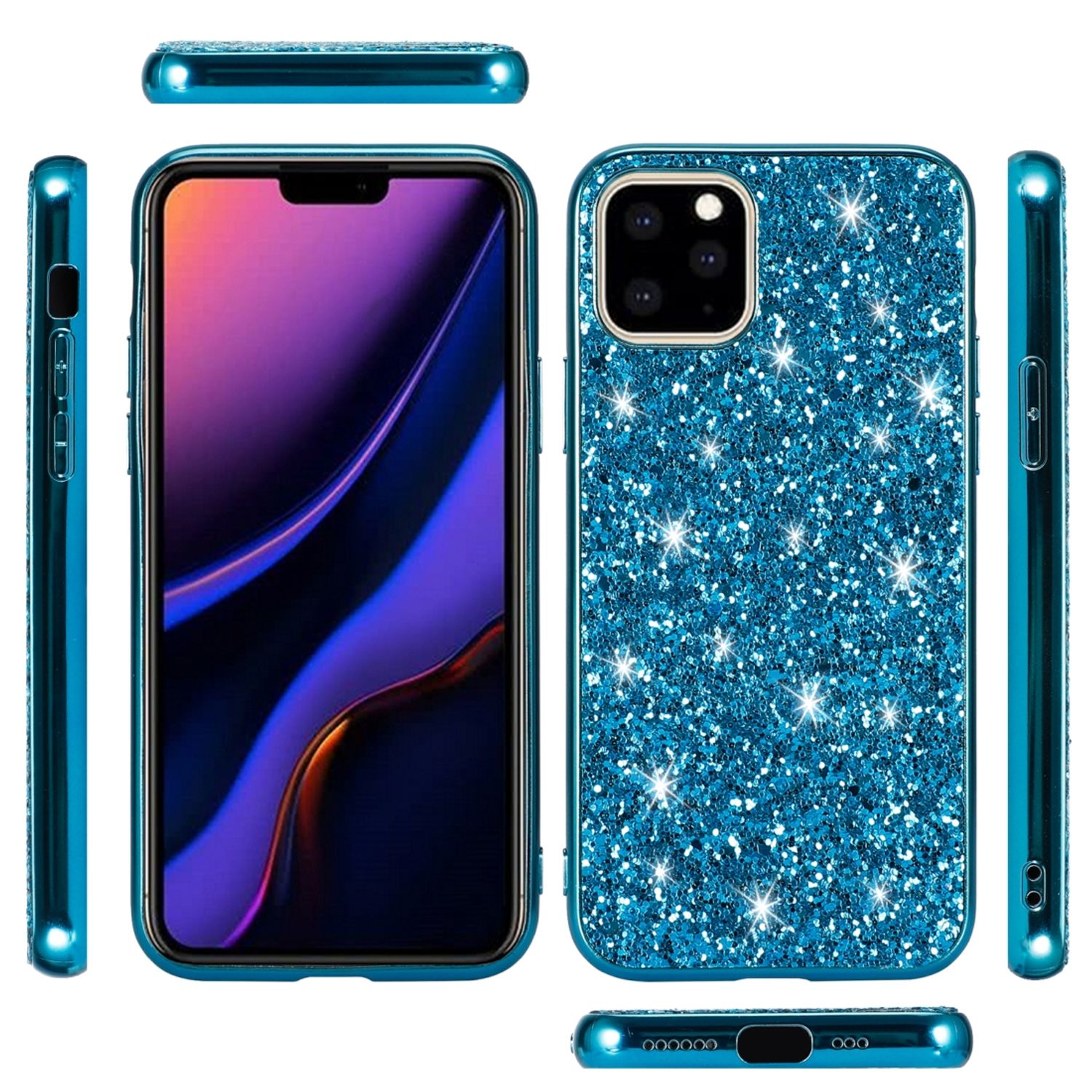 Hülle Handy Schutz für Apple iPhone 11 Case Cover Tasche Etuis Bumper Schwarz