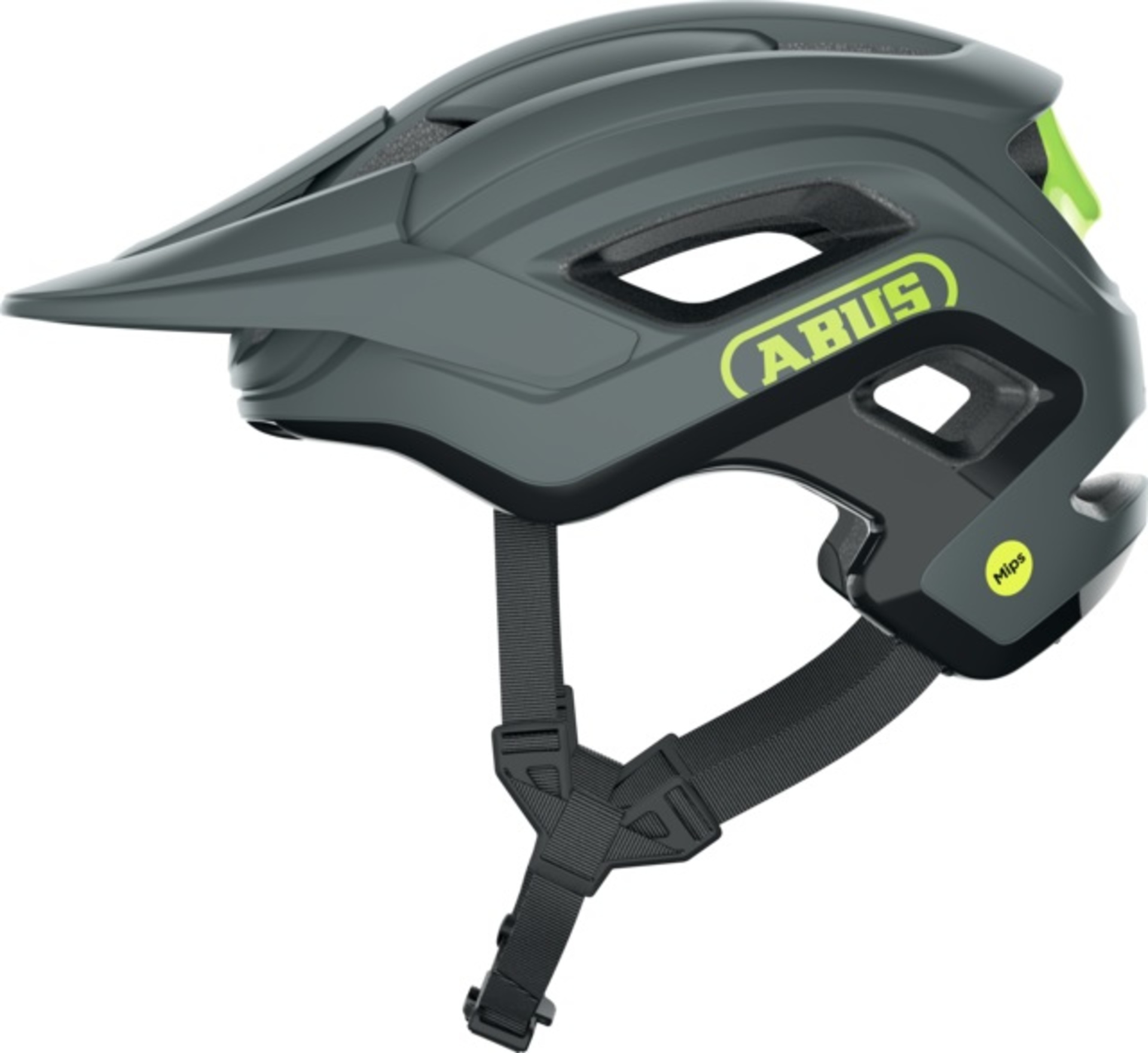 Abus Cliffhanger MIPS MTB Fietshelm Concrete Grijs
