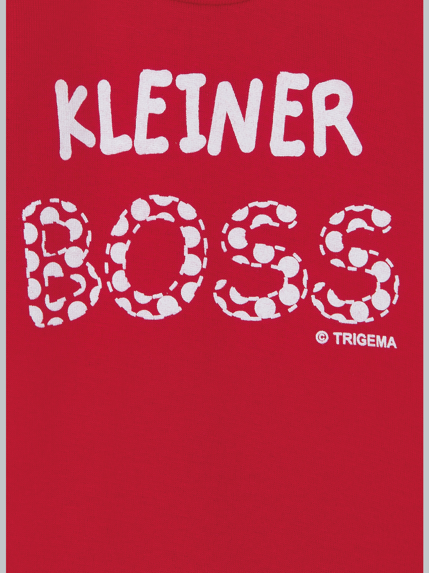 T-Shirt Kleiner Boss Kirsch