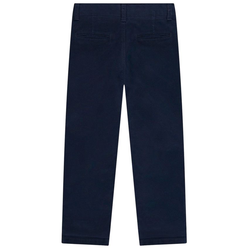 Pantalon chino en twill pour garçon - Bleu marine