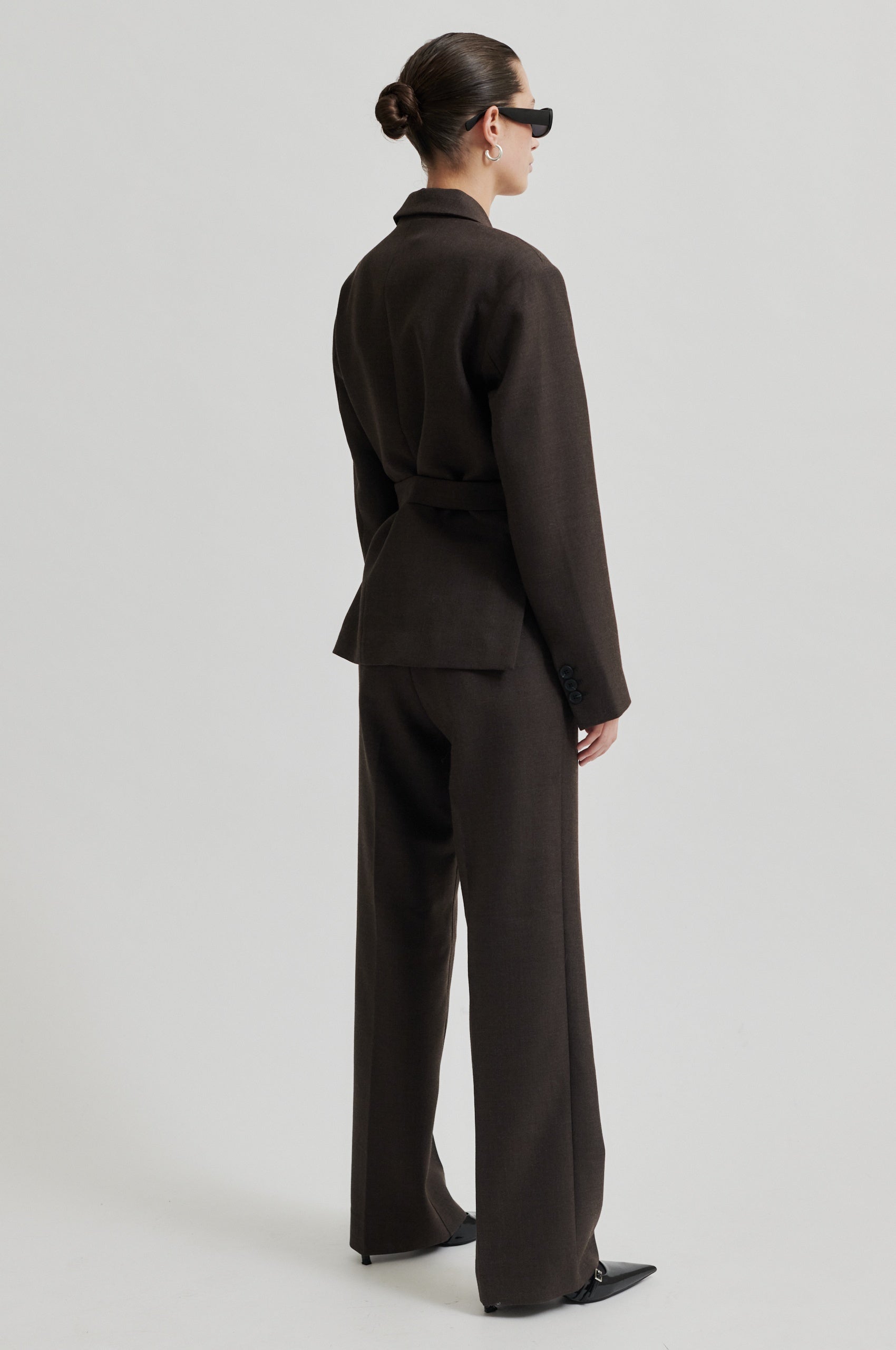 Second Female  Maximus Wrap blazer - Mulch